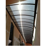 cobertura de terraço em policarbonato preço Aclimação